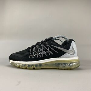 Nike Air Max Black and Silver Athletic Shoes